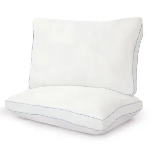 2-Pack: Royale Linens  Gusseted Pillows Soft Hotel Quality