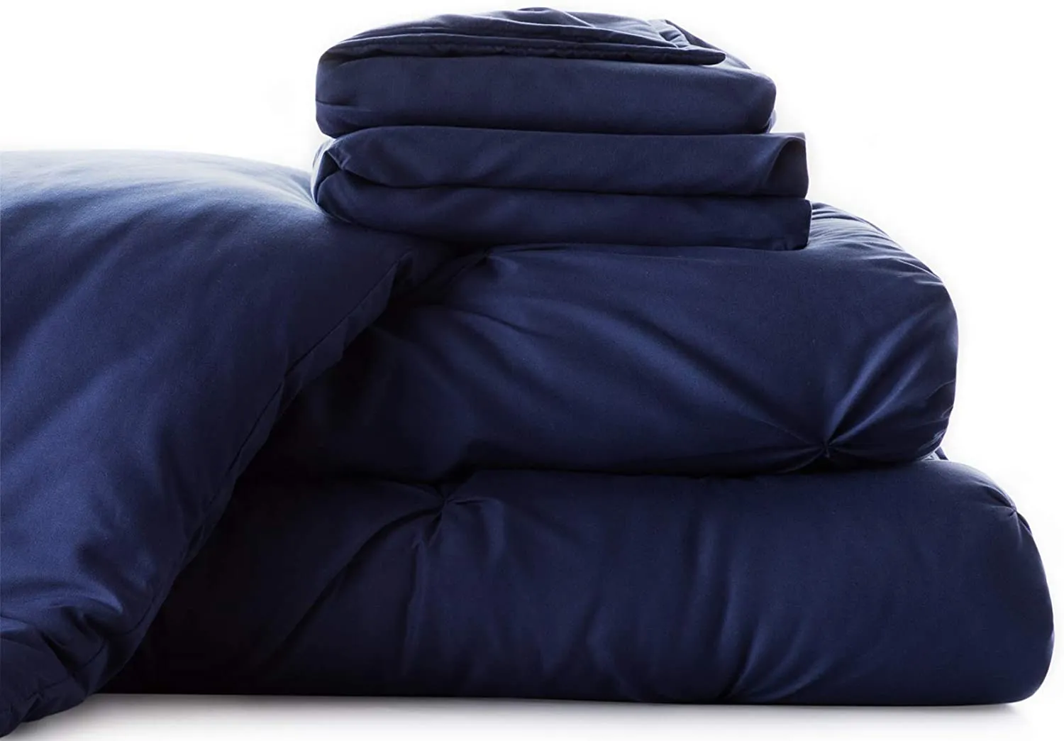 All-Season Quilted Comforter - Corner Duvet Tabs - Hypoallergenic - Plush Microfiber Fill