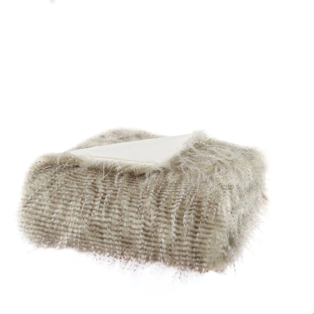 Ava Faux Fur Throw Blanket