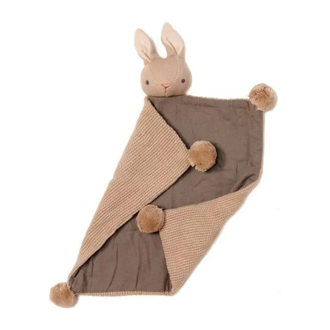 Baby Comforter Toy - Taupe Bunny