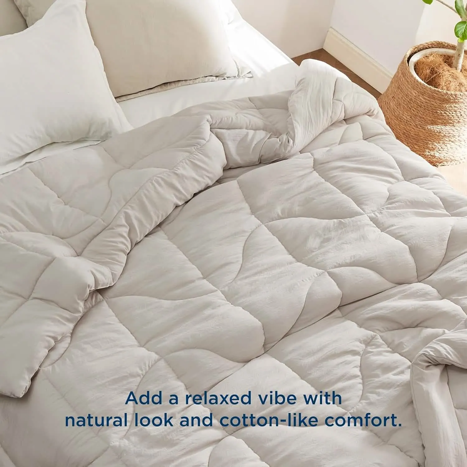 Bedsure Prewashed Polyester Quilted Comforters