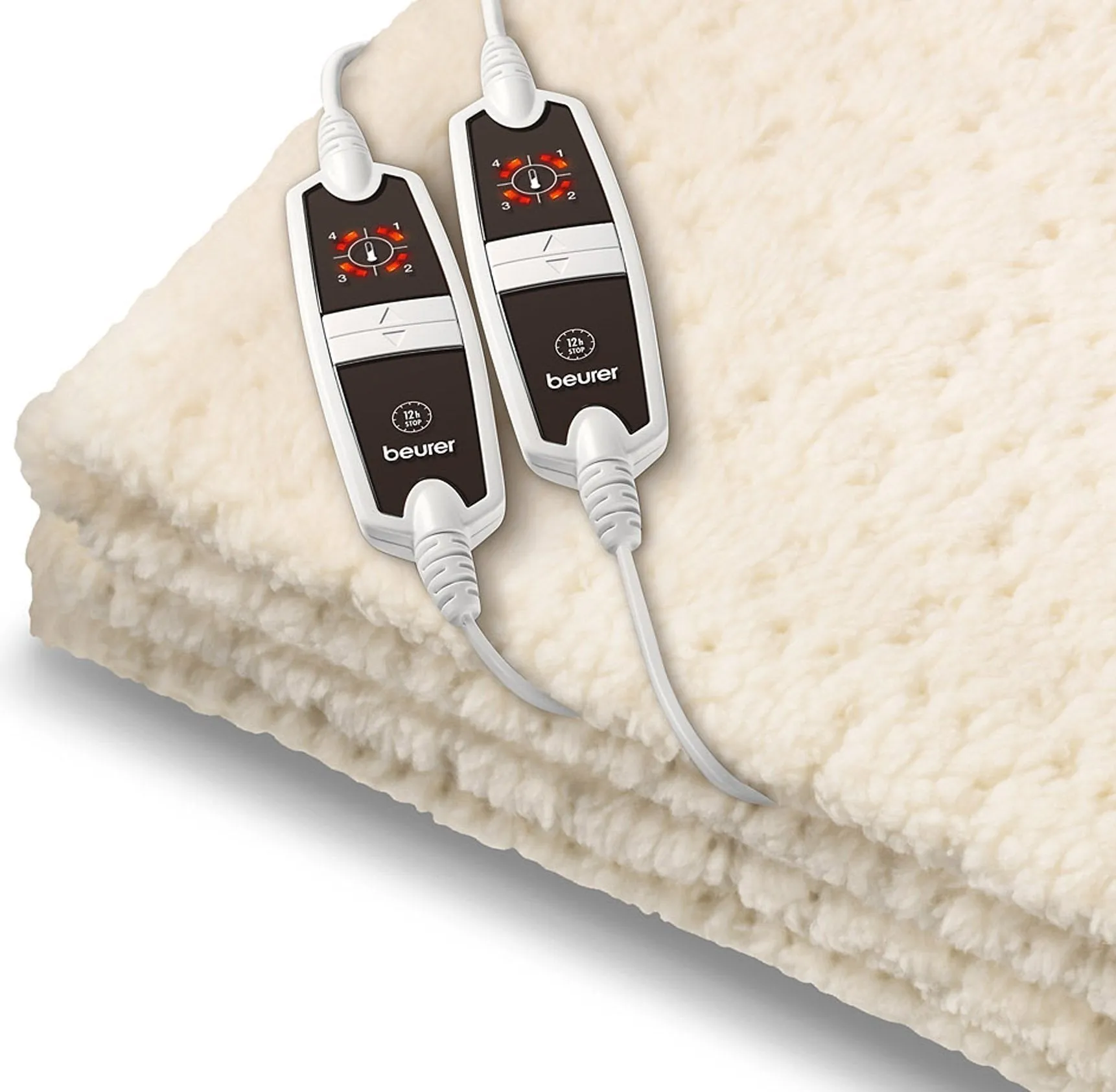 Beurer UB 56 Teddy Double Heated Under Blanket for Double Bed – Advanced German Technology & 5-Year Warranty