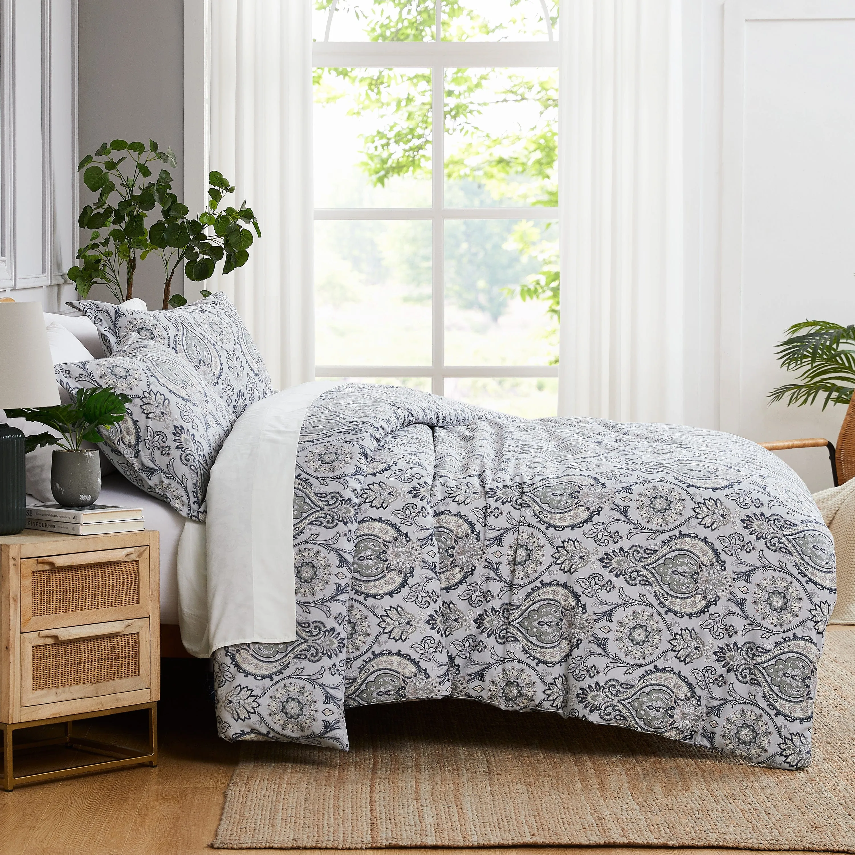 Boho Paisley Comforter Set