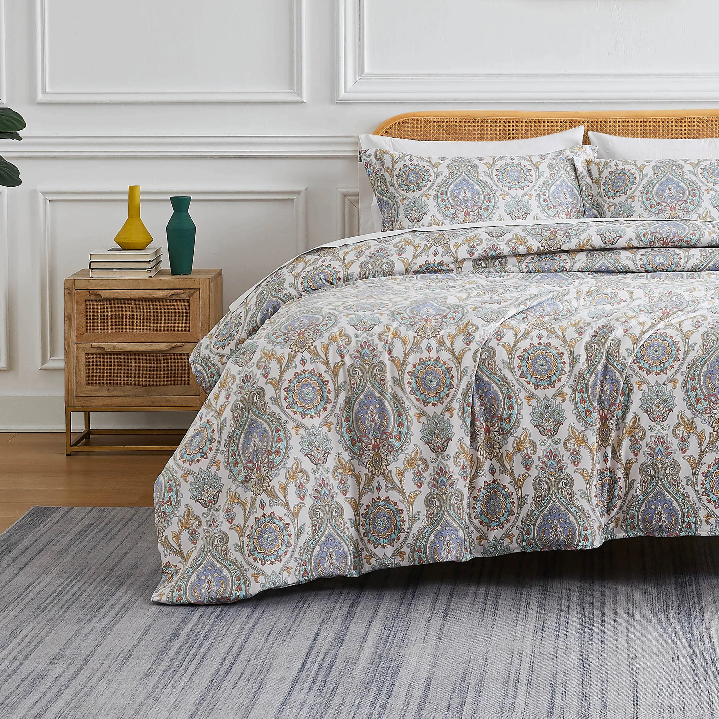 Boho Paisley Comforter Set