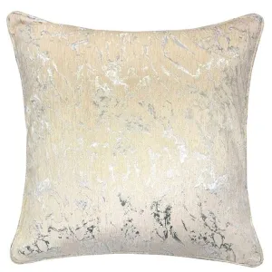 Bria Light Beige 20" X 20" Pillow, Ecru