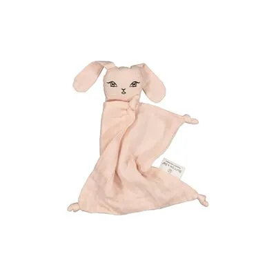 Burrow and Be Muslin Bunny Comforter - Blush Pink