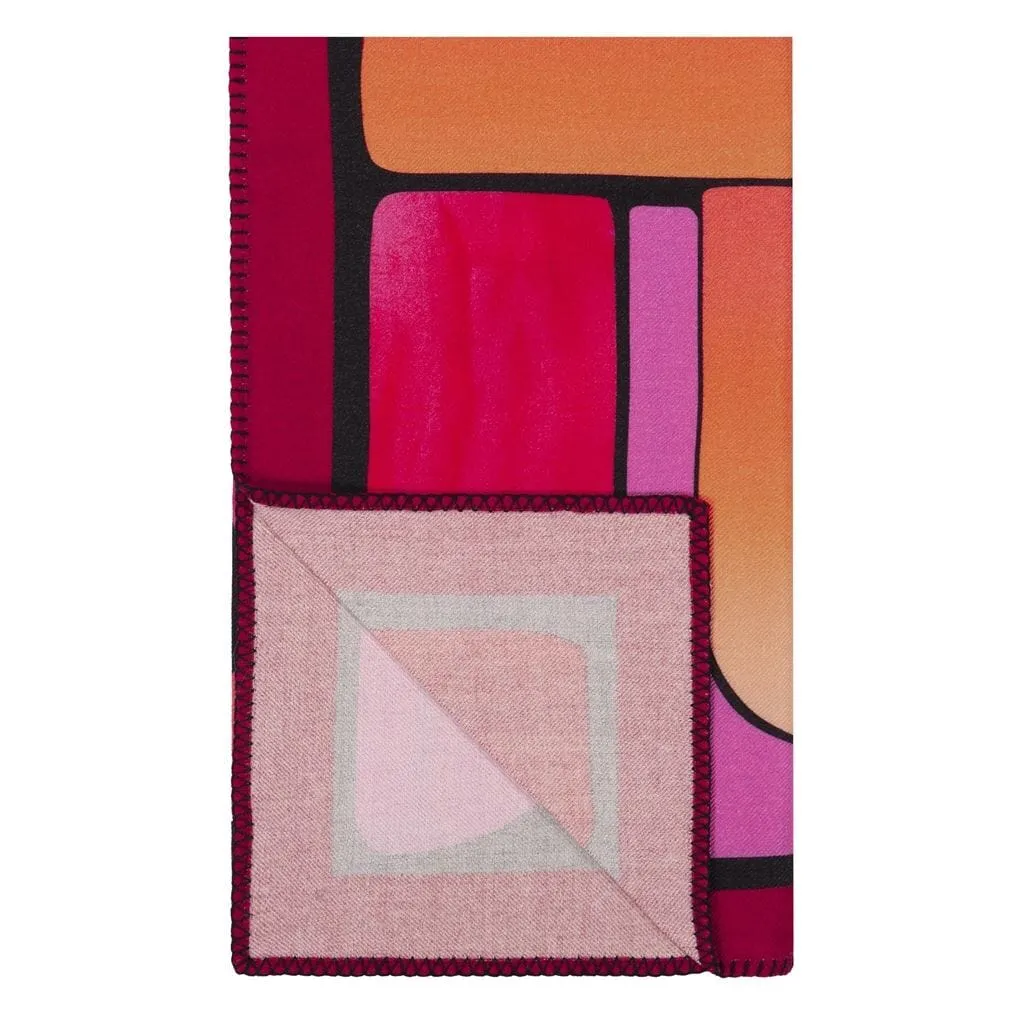 Christian Lacroix Lacroix Graphe Magenta Throw