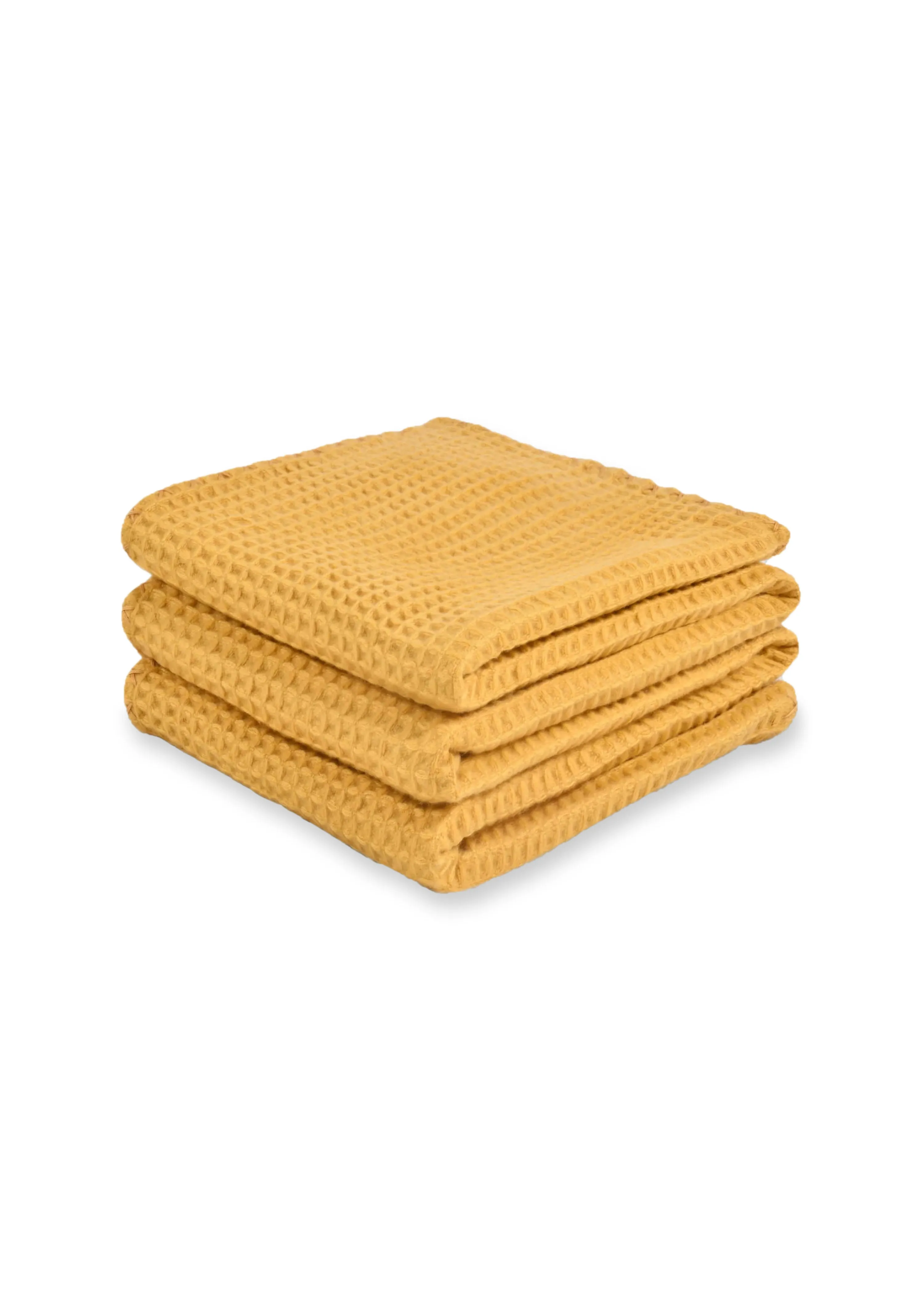 Classic Waffle Blanket in Cashmere