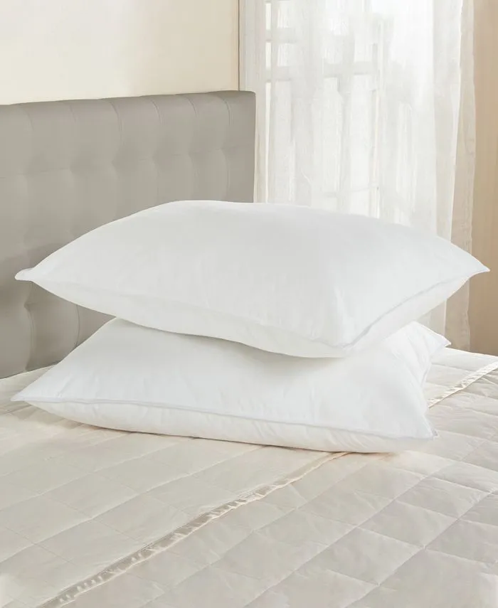 Cloud Nine Comforts 50/50 White Goose Down & Feather Luxury Pillow | Firm Support