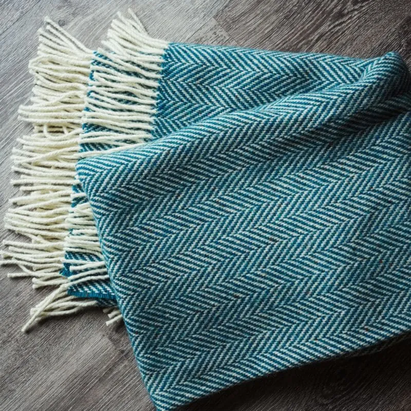 Connemara Blanket Teal