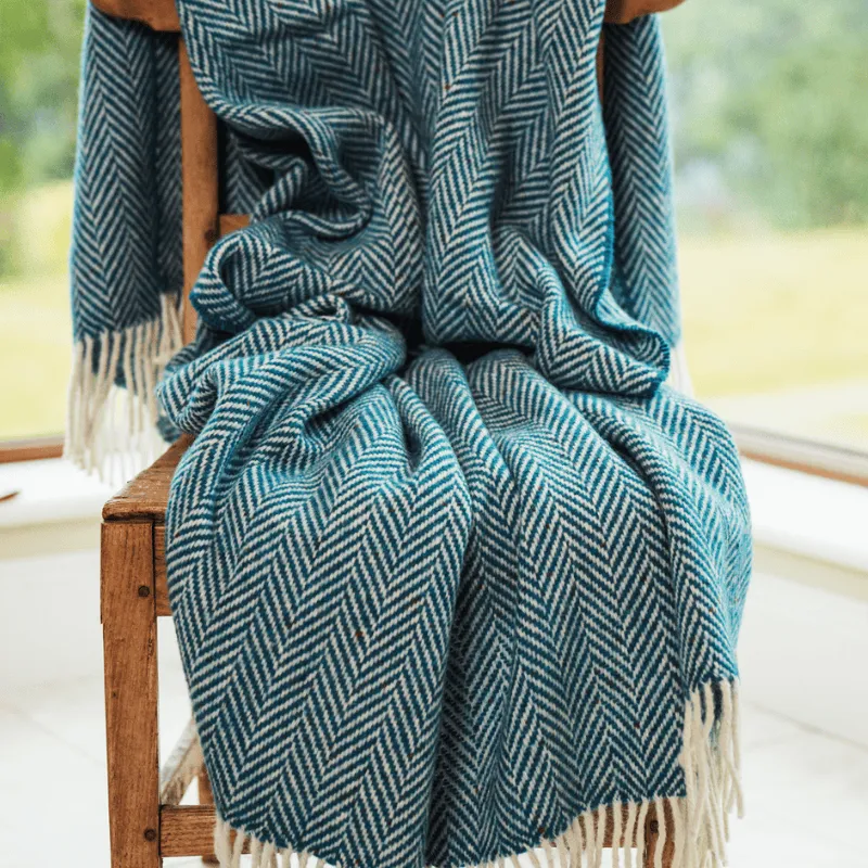 Connemara Blanket Teal