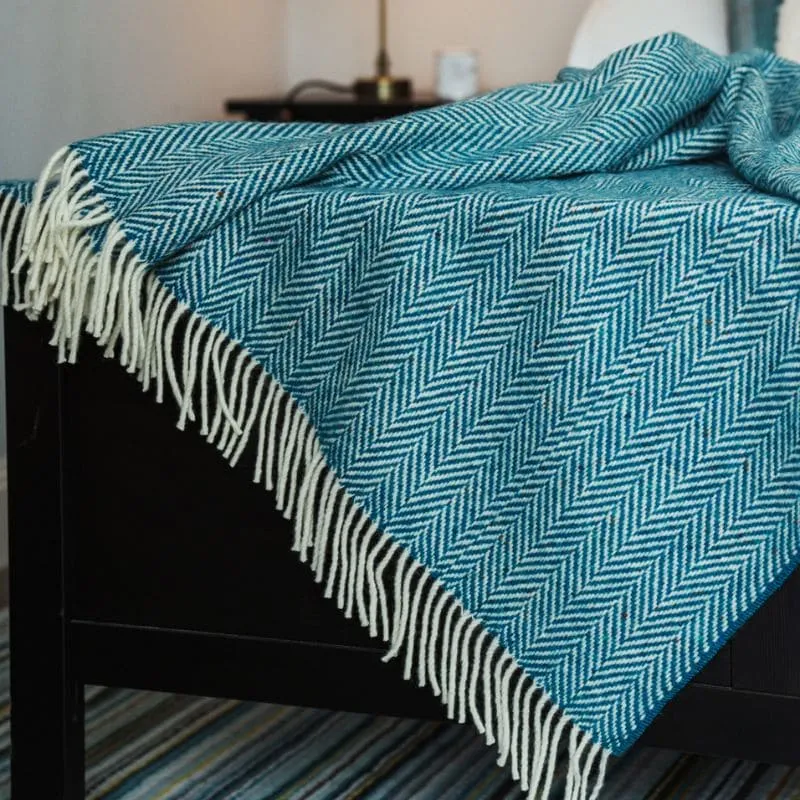 Connemara Blanket Teal