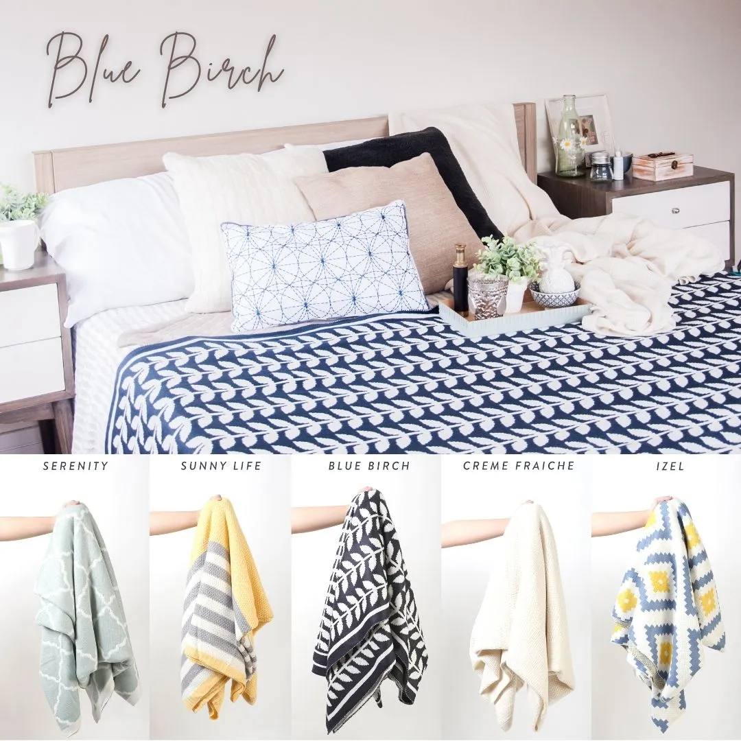 Country Home Ultra-Soft Knitted Throw Blankets