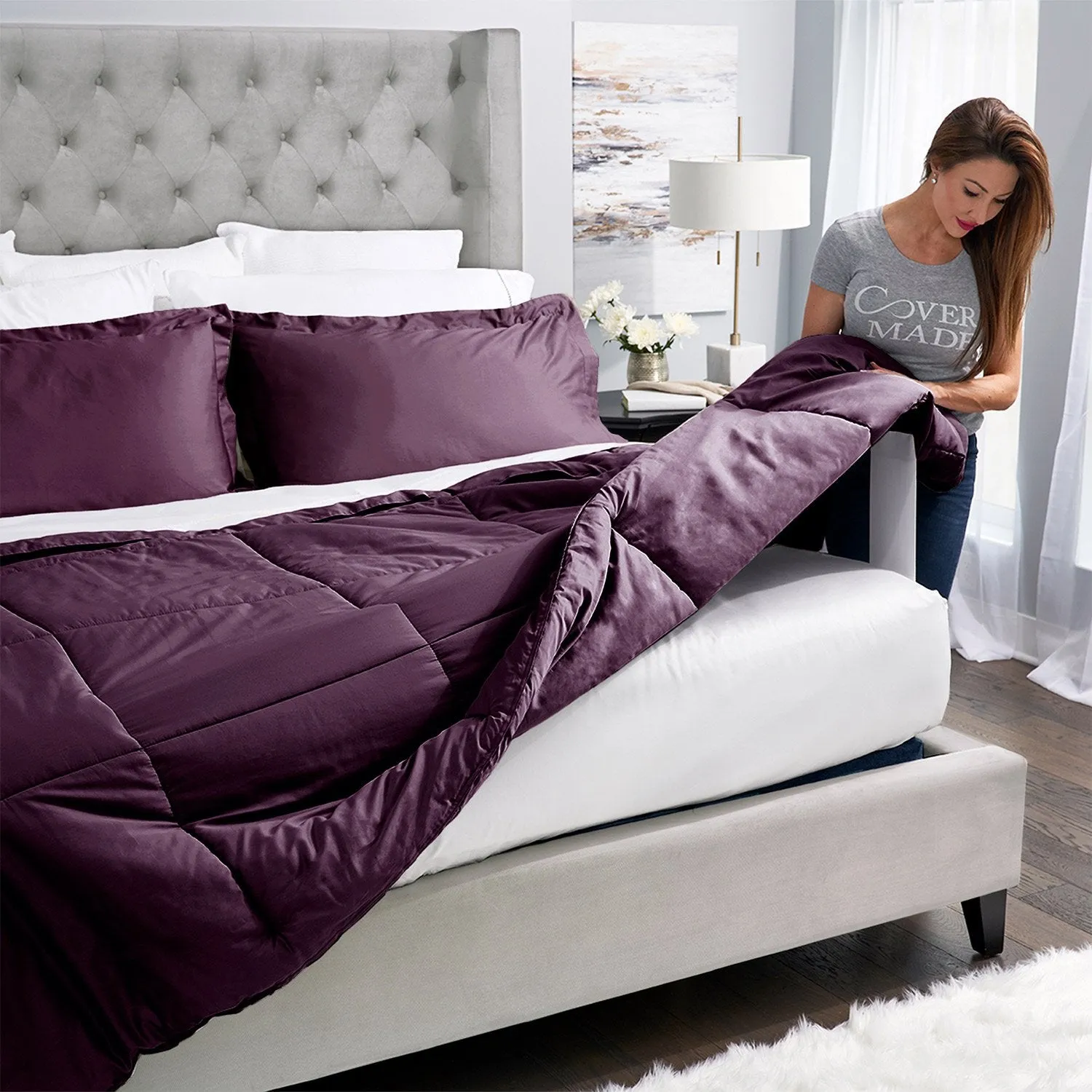 Covermade Easy Bed Making Down Alternative Comforter