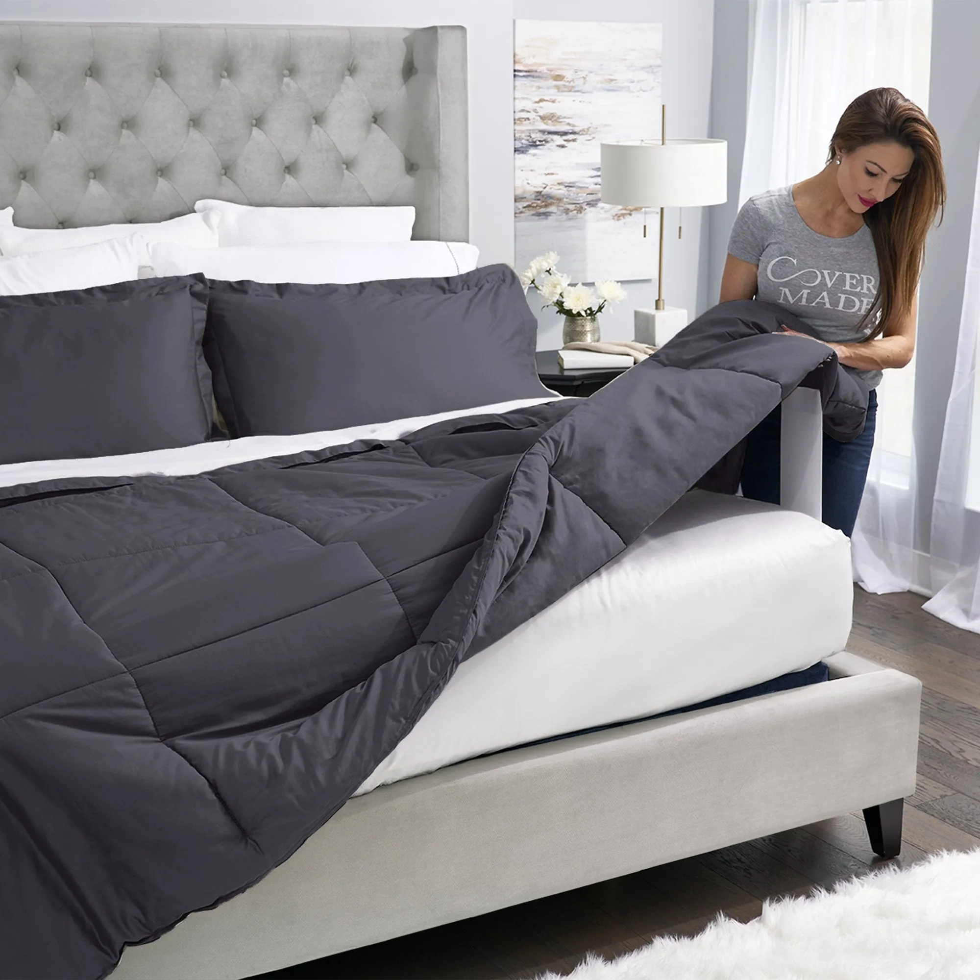 Covermade Easy Bed Making Down Alternative Comforter