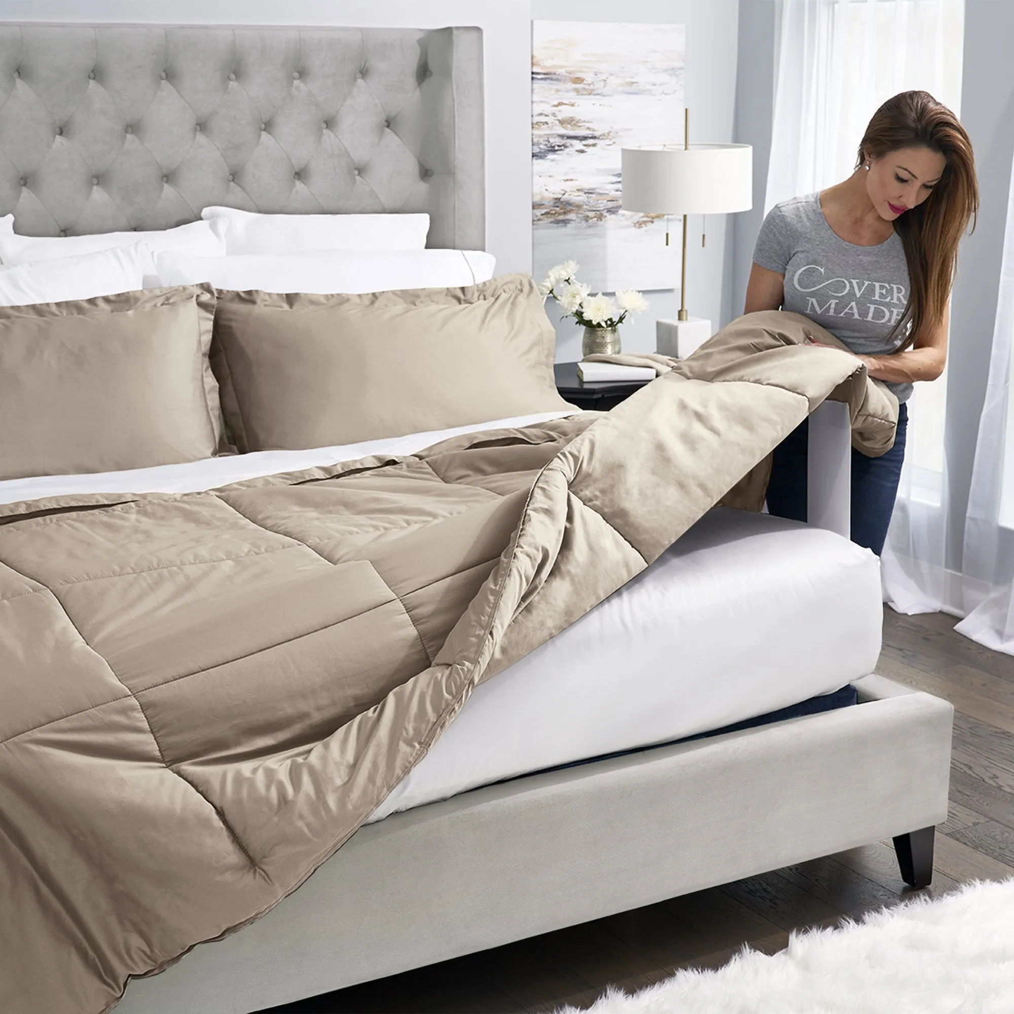 Covermade Easy Bed Making Down Alternative Comforter