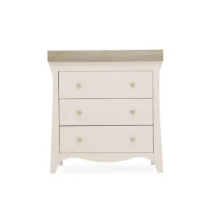 CuddleCo Clara 3-Drawer Dresser   Changer - Cashmere