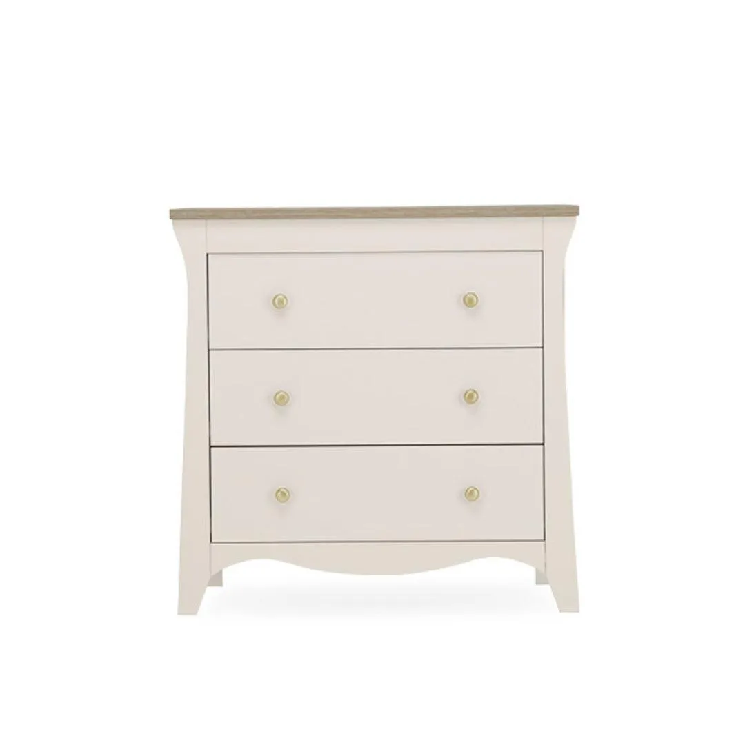 CuddleCo Clara 3-Drawer Dresser   Changer - Cashmere