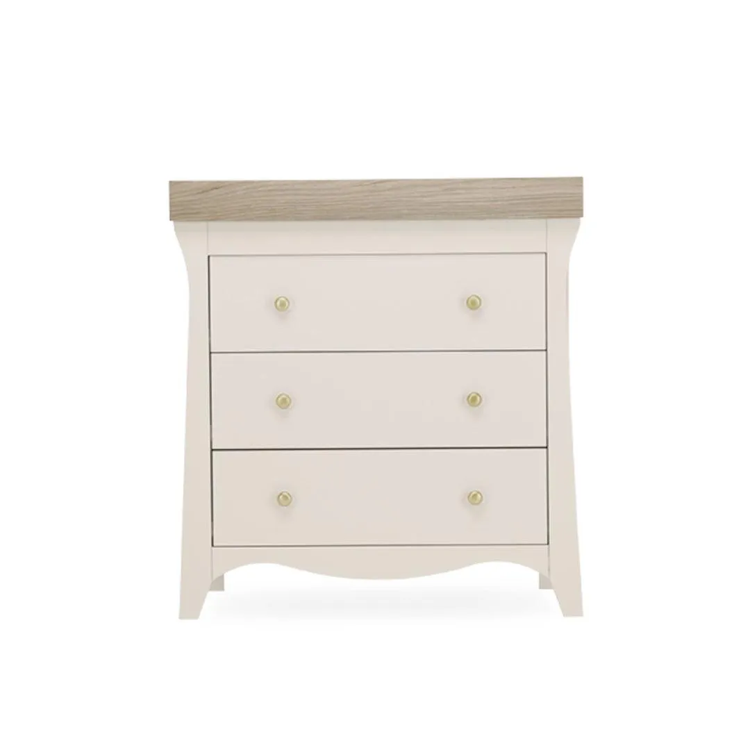 CuddleCo Clara 3-Drawer Dresser   Changer - Cashmere