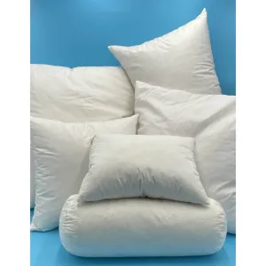 Designer 25% Goose Down 75% White Feather Pillow Insert