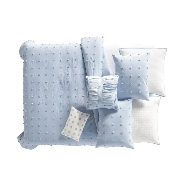 Djimo Cotton Chenille Dot Percale Comforter Set