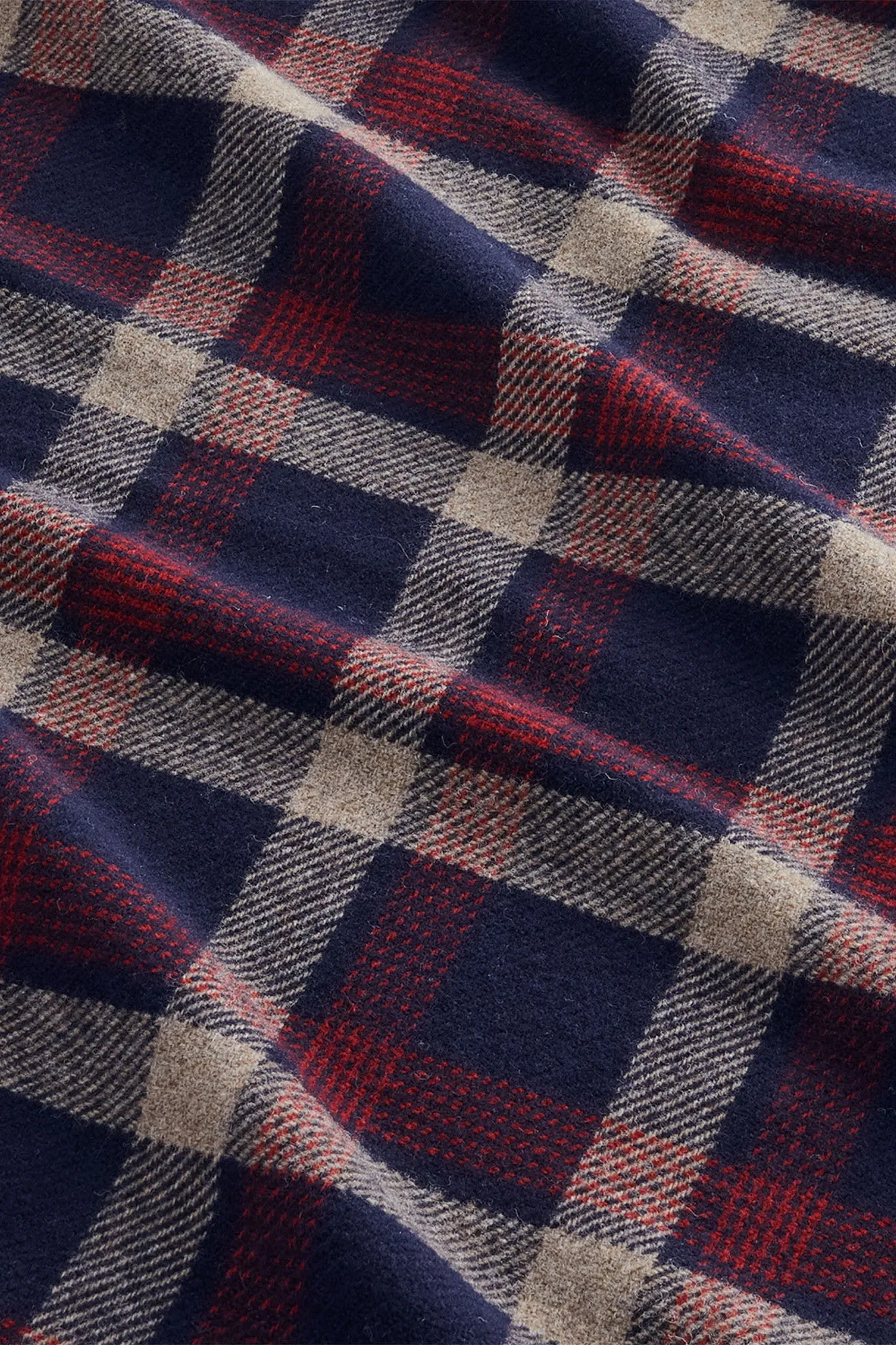 Eco Wise Washable Throw Kelso Plaid Navy