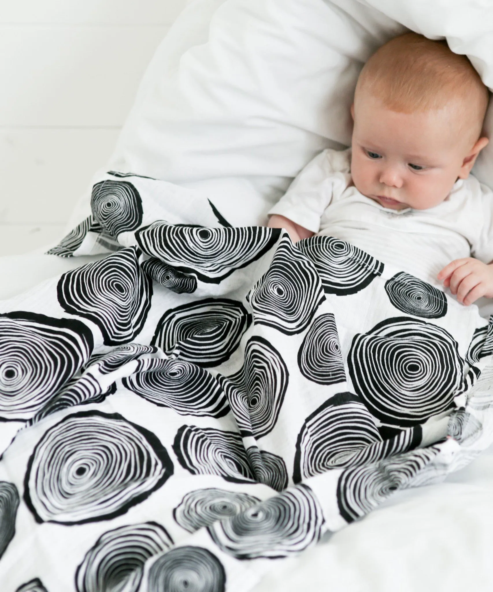 Etta Loves Organic Muslin Squares 3 Pack - Plant Print