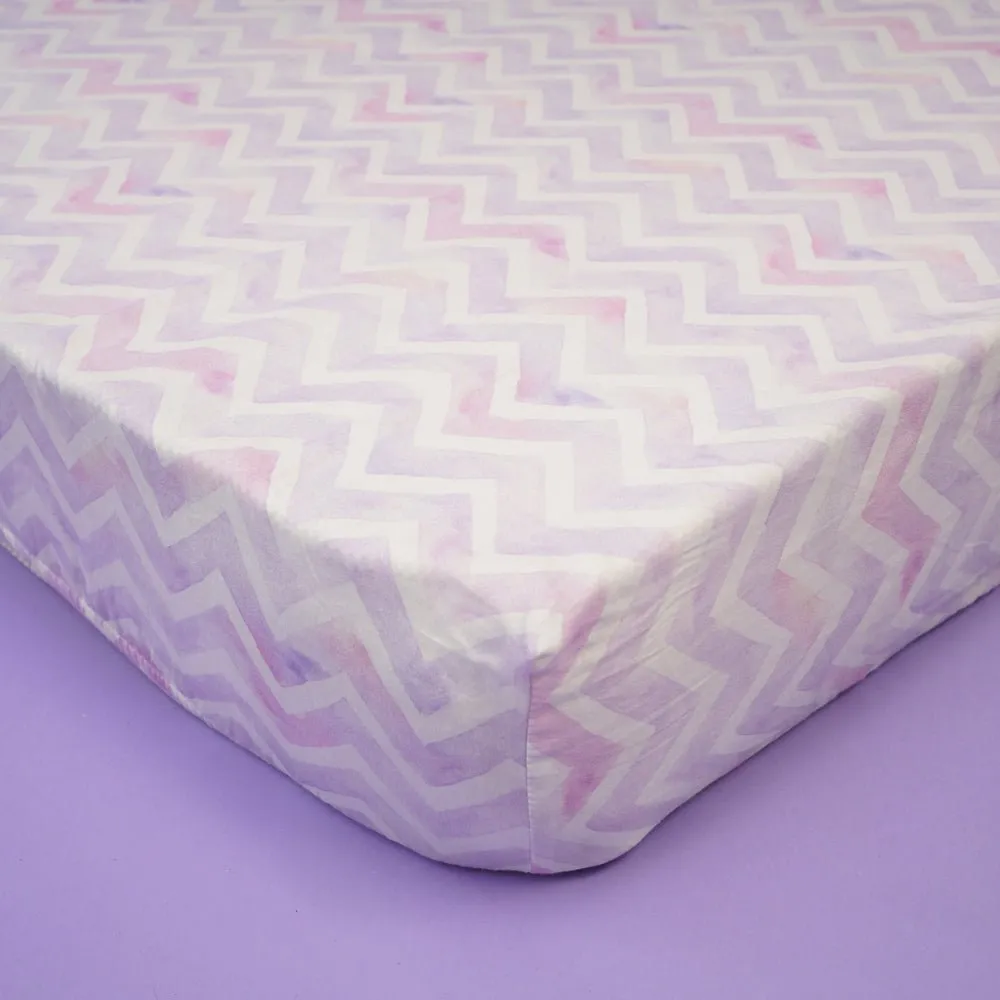 Fancy Fluff Organic Cot Fitted Sheet- Pixie Dust