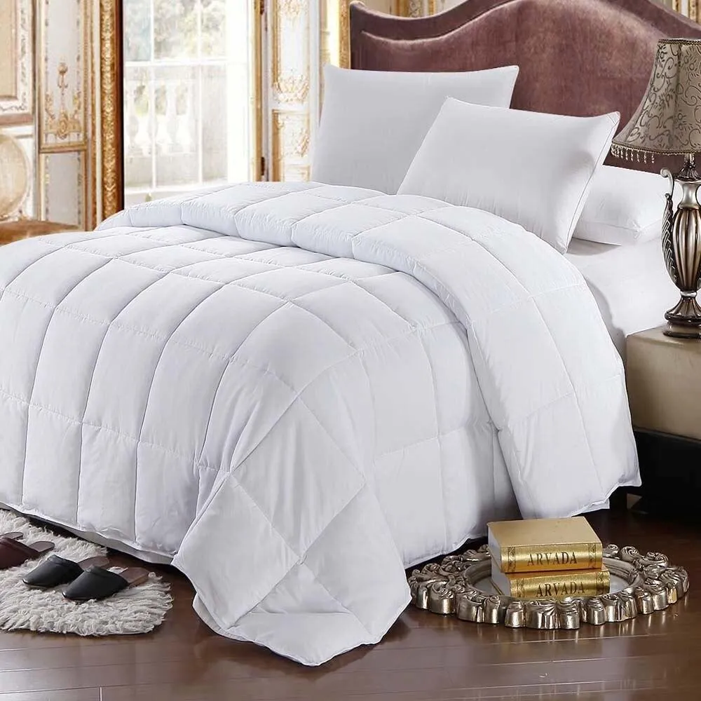 Goose Down Feathers Comforter Hypoallergenic Duvet Insert