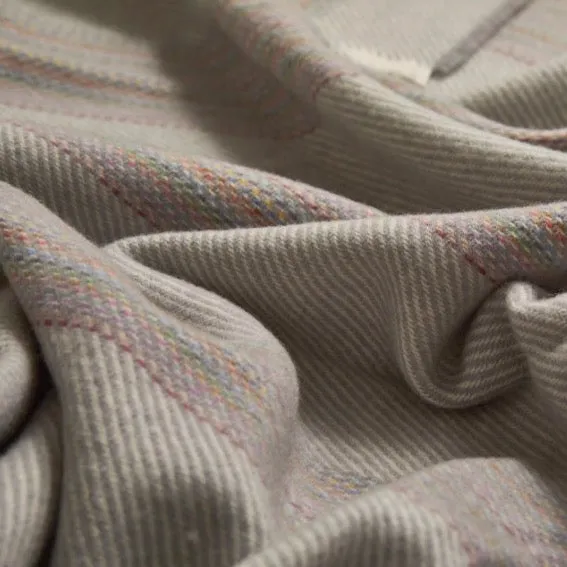 Grey Irish Woollen Blanket | Throw