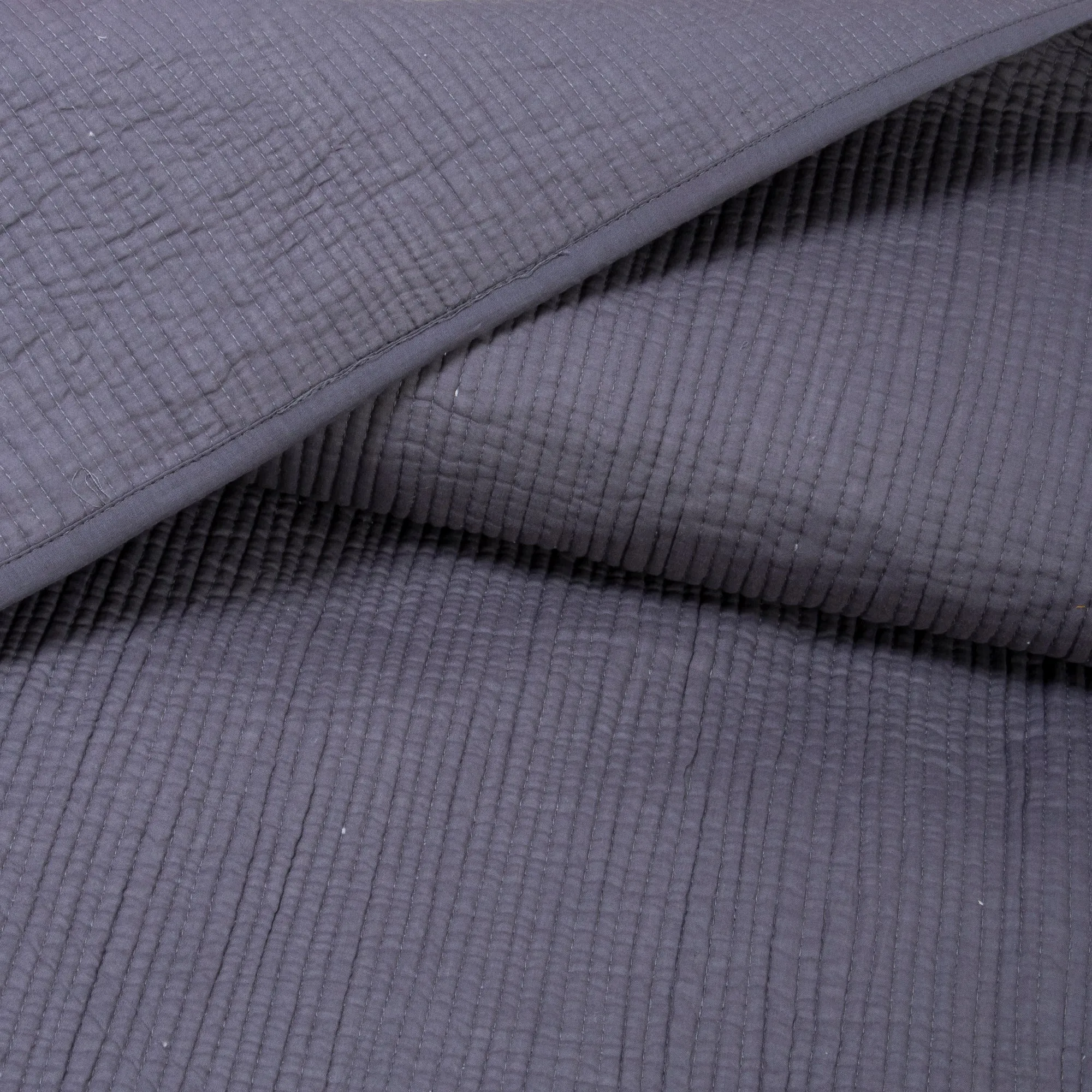 Grey Luxury Pure Solid Jaipuri Cotton Quilt Comforters