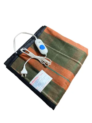 Heat King Electric Blanket for Single Bed-Shock Proof Heated Blanket with 4 Heat Settings- Very Useful for Arthritics/Old Age Pains..-Size:2.5x5 feet(Single Bed)- 2 Year Warranty