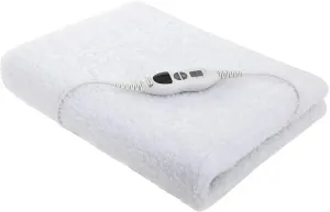 Heated Underblanket 150x80cm Electric Blanket with 10 Temperature Levels Washable 3H Timer