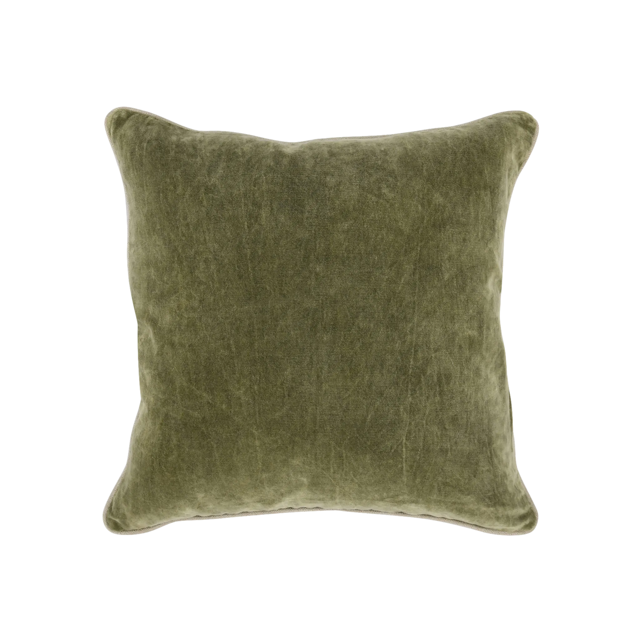 Heirloom Velvet Pillow in Moss