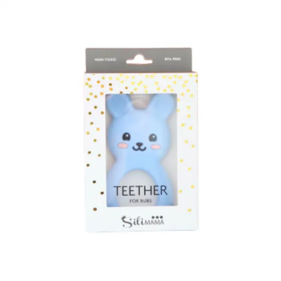 Jellystone Bunny Teether - Soft Blue