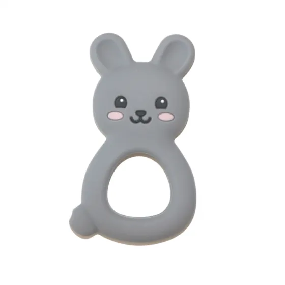 Jellystone Bunny Teether - Soft Grey