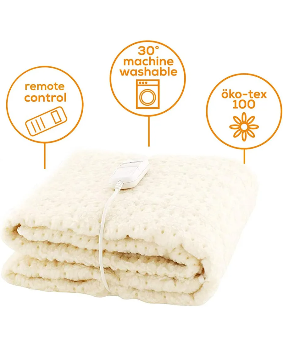 Komfort Double Fleecy Heated Blanket