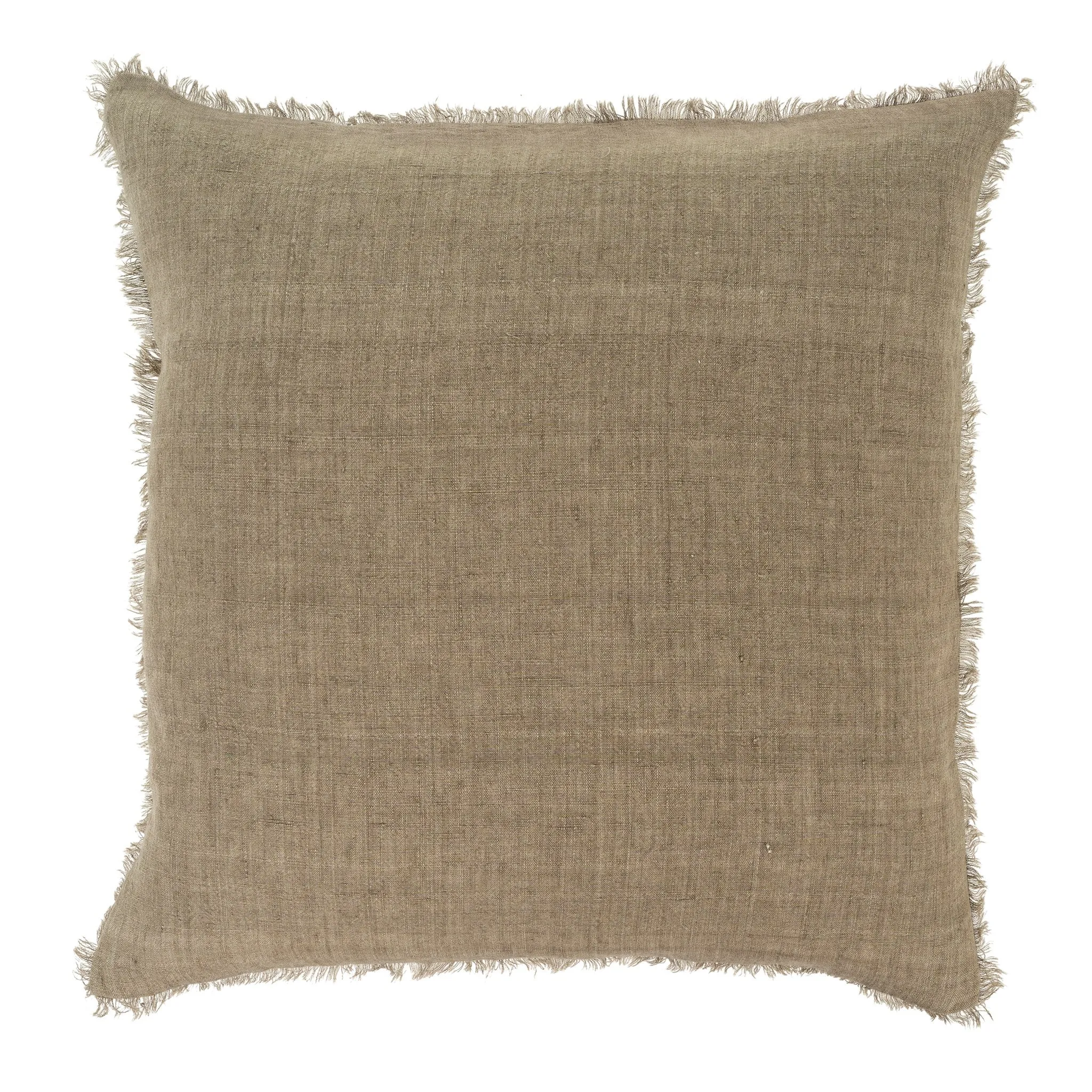 Layna Linen Pillow - Mink