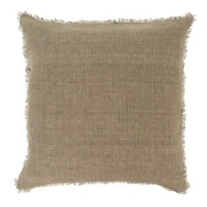 Layna Linen Pillow - Mink