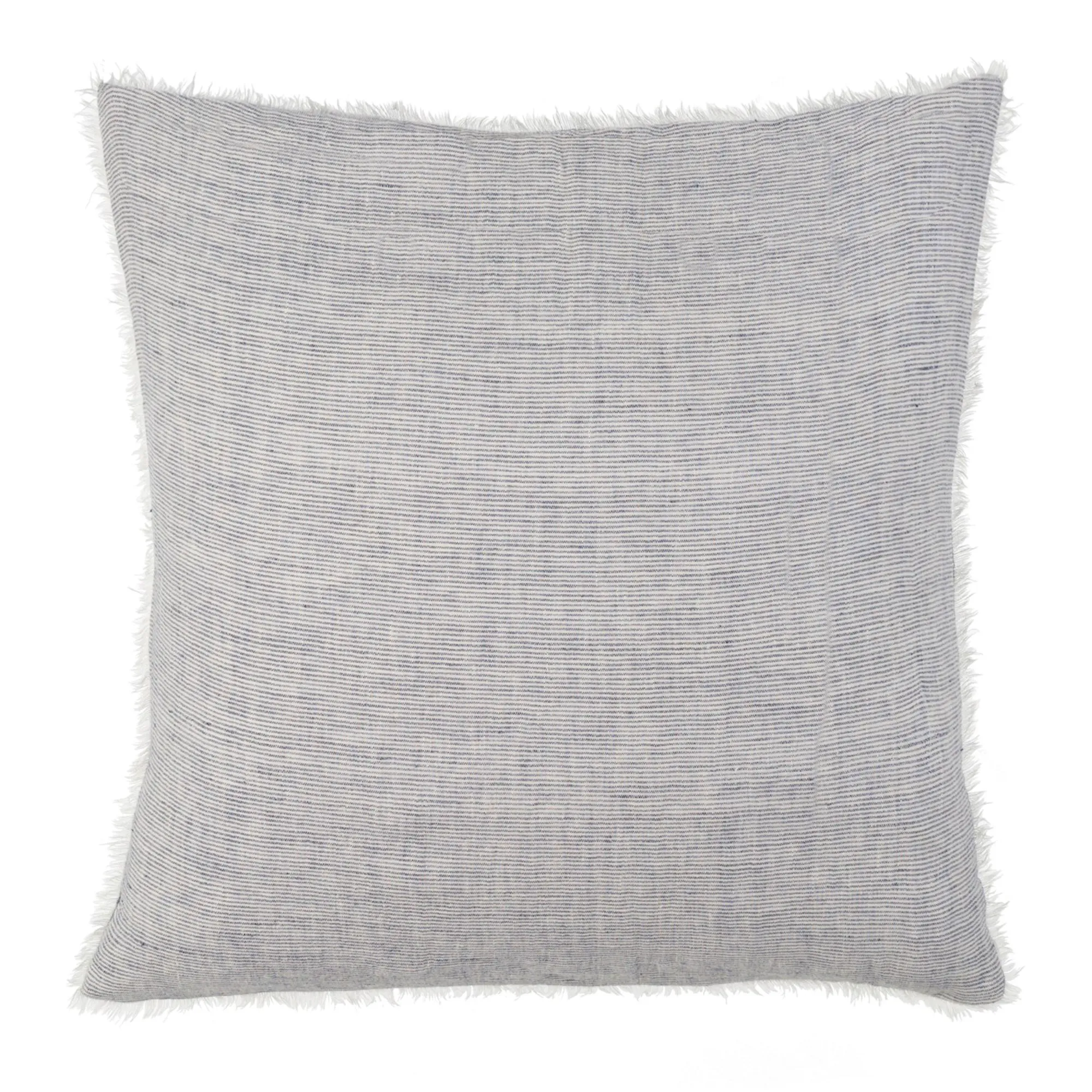 Layna Linen Pillow - Navy Stripe