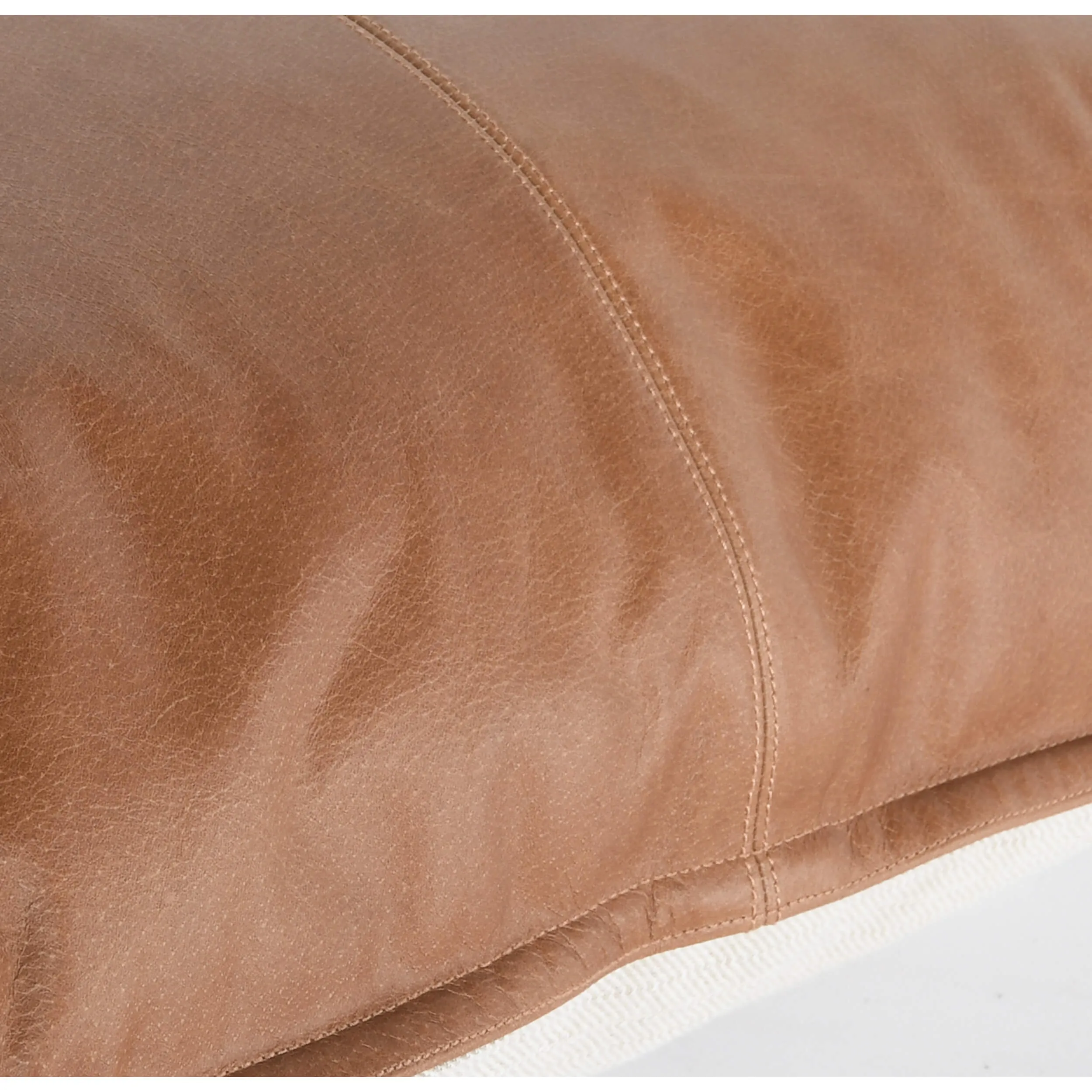 Leather Pillow, Dumont Chestnut