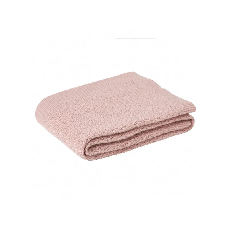 Les Enfantines Baleine Blanket Blush Pink