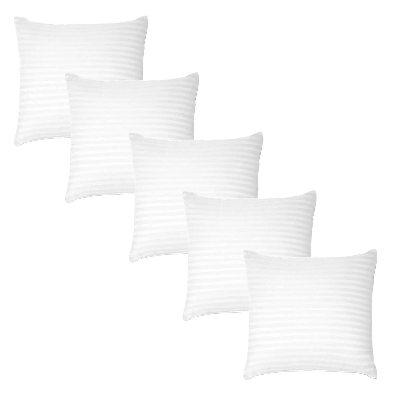 Livasto Polyester Throw/Pillow Cushion Filler, 24 x 24 Inch, Set of 5