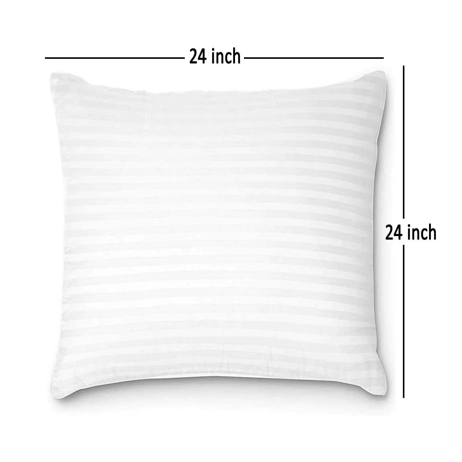 Livasto Polyester Throw/Pillow Cushion Filler, 24 x 24 Inch, Set of 5