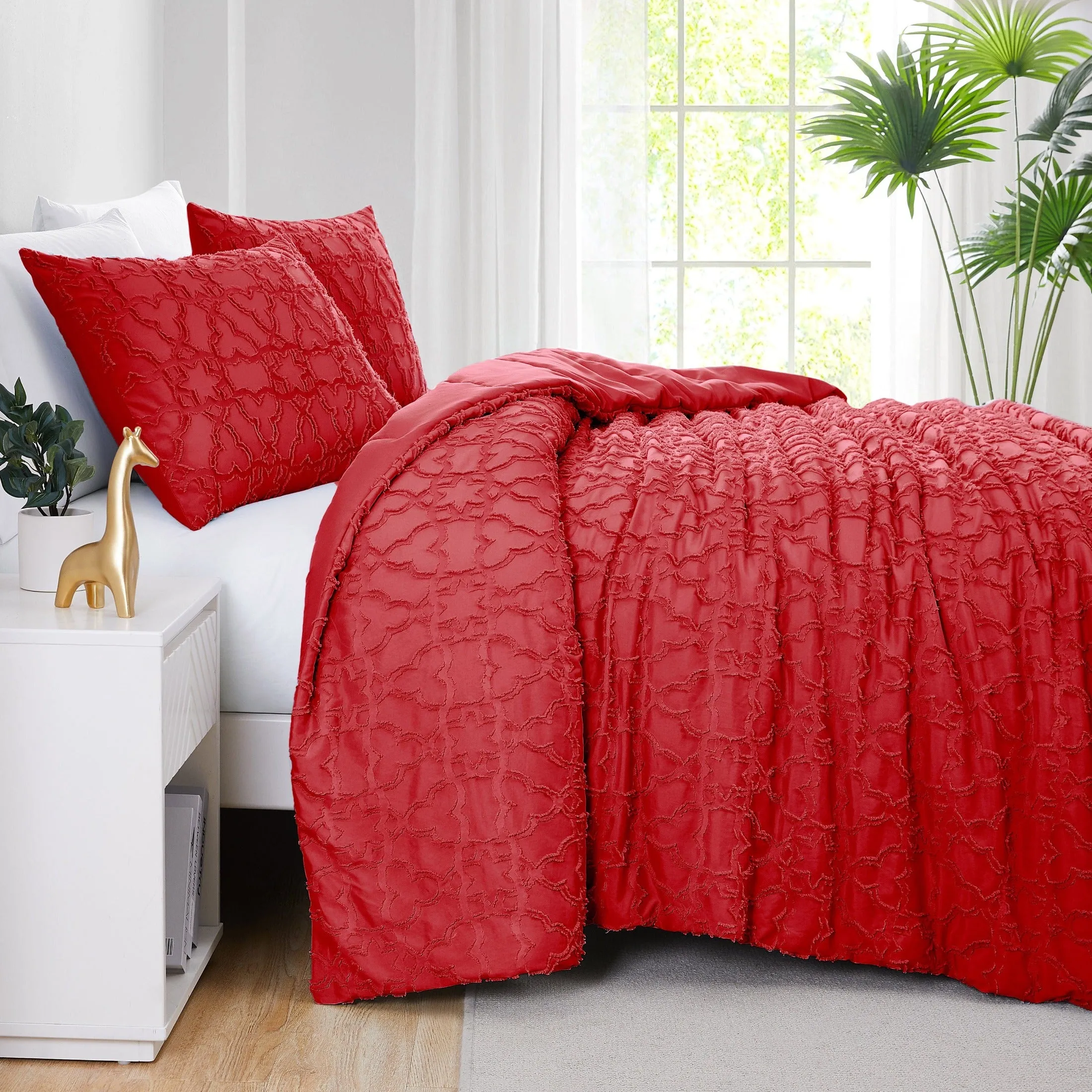 Marrakech Clipped Jacquard Comforter Set