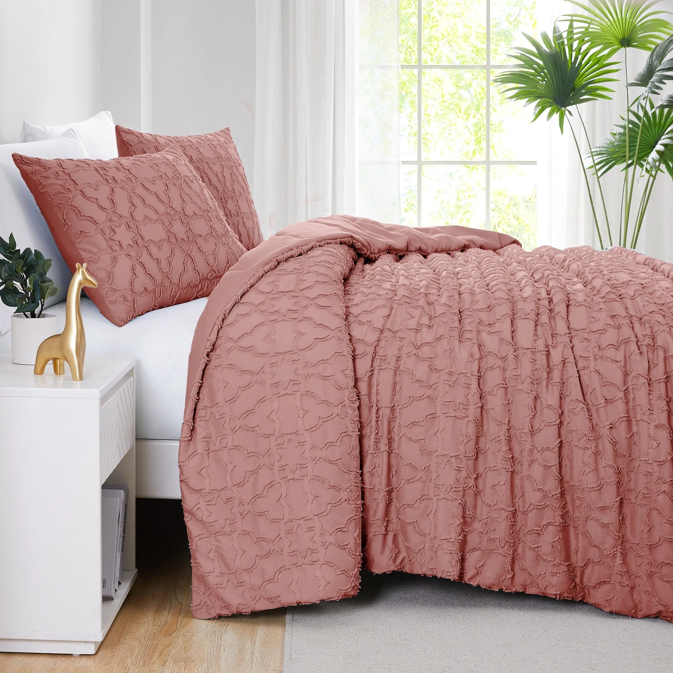 Marrakech Clipped Jacquard Comforter Set