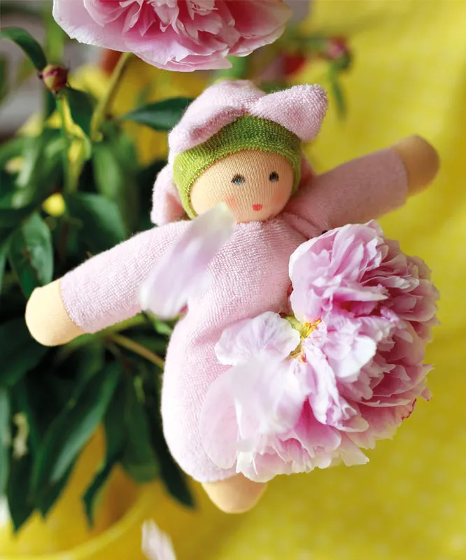 Nanchen Flower Fairy Rattle Doll - Pink