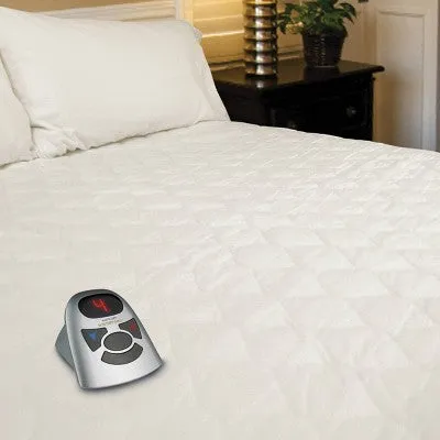 New - Biddeford Blankets Heated Mattress Pad Quilted 10 Heat Settings, King