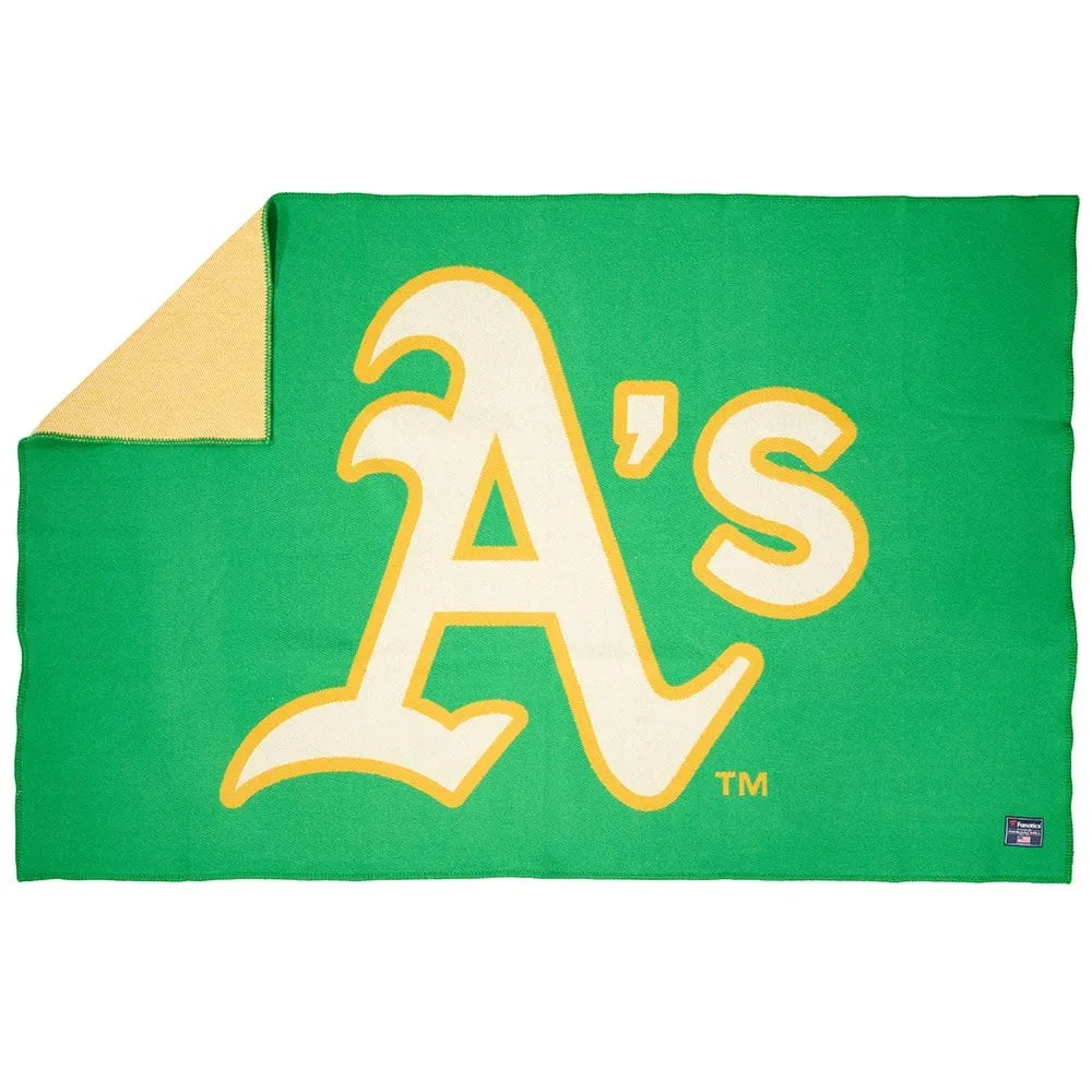 Oakland Athletics Wool Throw Blanket