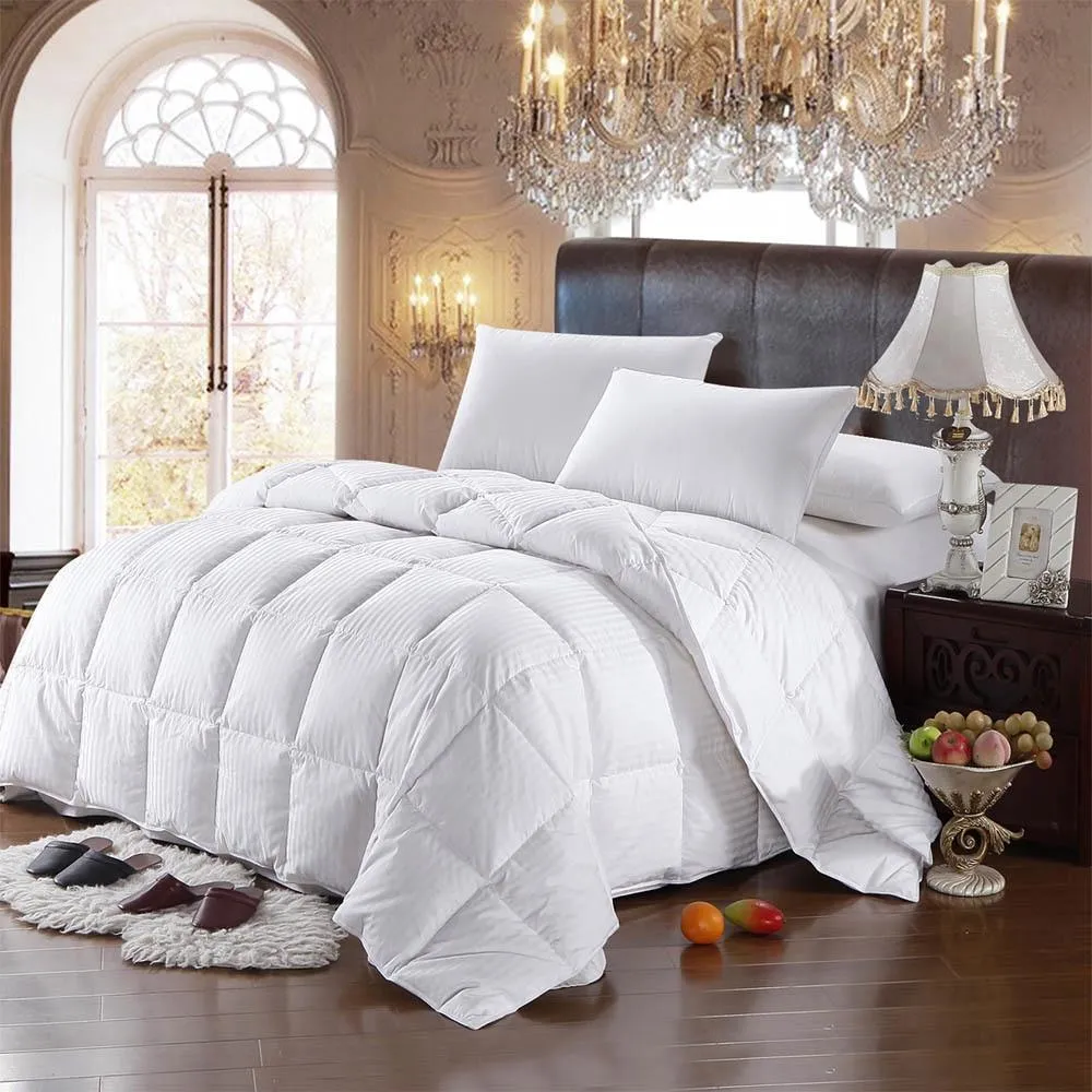 Oversized Goose Down Comforter All Season 600FP Duvet Insert